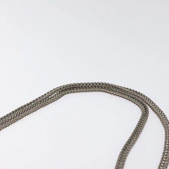 SAINT LAURENT Chain Betty Shoulder Bag Leather Black Silver Auth 130120 - Picture 11 of 15